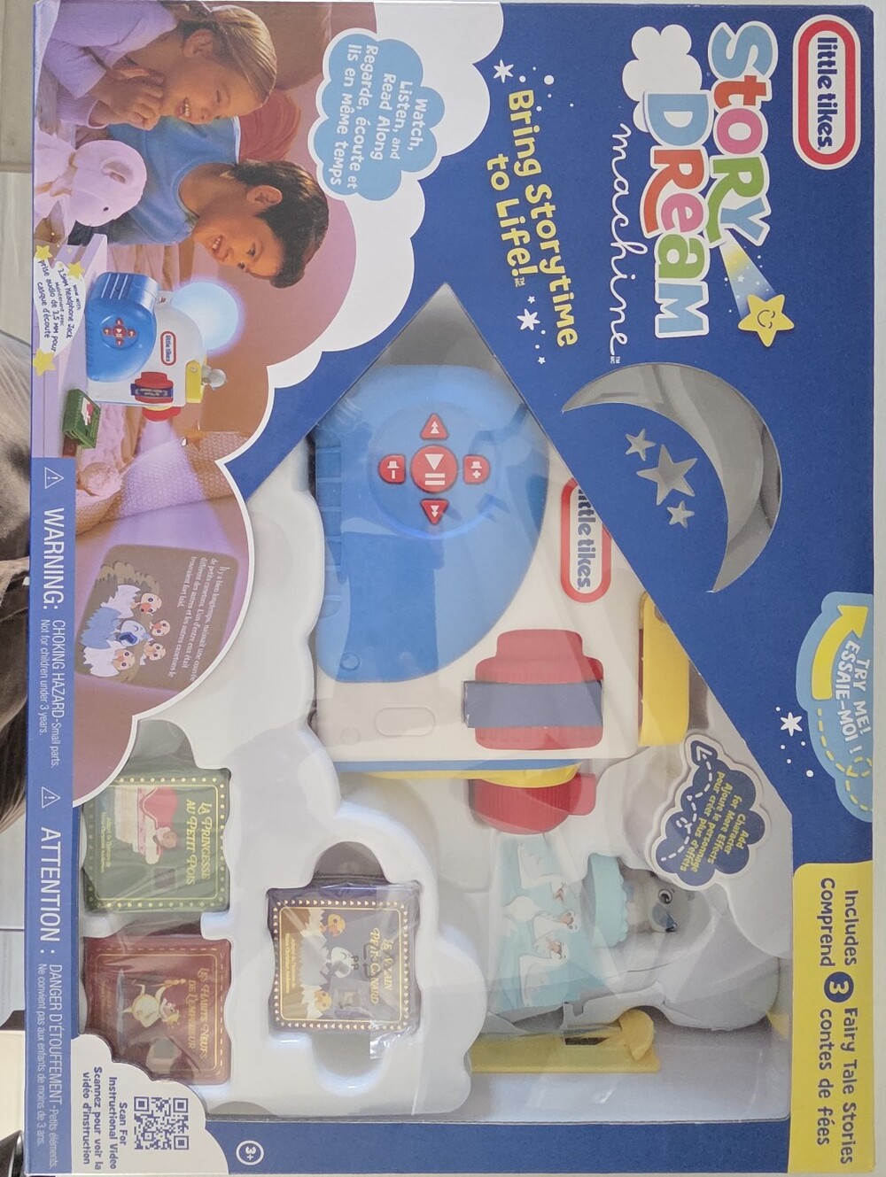 NWT Little Tikes Story Dream Machine With Books French